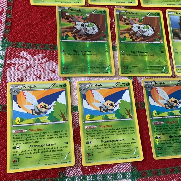 Pokemon TCG Nincada/Ninjask/Shedinja Bundle (11 Cards) - Picture 4 of 14